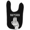 read between the lines Baby Bibs