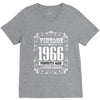 vintage made in 1966 perfectly aged a living legend V-Neck Tee