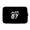 made in 1987 Laptop sleeve