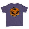 skull pumpkin Youth Tee