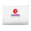 stylish retro hawaiian airlines Accessory Pouches
