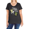 strong is the force of course Ladies Curvy T-Shirt
