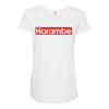 harambe gorilla Maternity Scoop Neck T-shirt