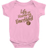 the answer to the question Baby Onesie
