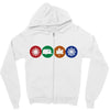 air stream Zipper Hoodie