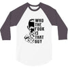 Who the Fook Is That Guy, McGregor VS Alvarez 3/4 Sleeve Shirt