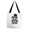 steampunk panda Tote Bags