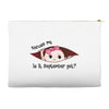 September Peeking Out Baby Girl Accessory Pouches