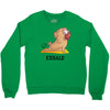 yoga pug exhale Crewneck Sweatshirt