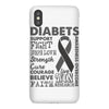diabetes awareness iPhoneX Case