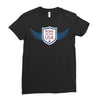 born in the usa Ladies Fitted T-Shirt