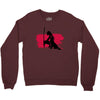 Wolf And Lady Crewneck Sweatshirt