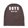 boys with abs Baby Beanies