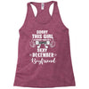 sorry this girl is already taken by a super sexy december boyfriend Racerback Tank