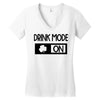 drink mode on Women's V-Neck T-Shirt