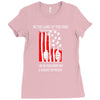 if the land of the free Ladies Fitted T-Shirt