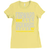 forwar ever backwards never Ladies Fitted T-Shirt