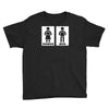 restroom sign sticker vinyl decal Youth Tee