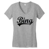 bing Women's V-Neck T-Shirt