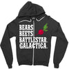 bears beets battlestar galactica Zipper Hoodie