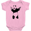 banksy panda pop Baby Onesie