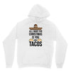 i love you and tacos. Unisex Hoodie