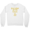 nightmare before coffee Crewneck Sweatshirt