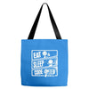 v3 eat sleep code Tote Bags