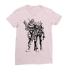 cable and deadpool Ladies Fitted T-Shirt