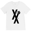 mgk t xx shirt flower black rose V-Neck Tee