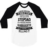 Super Cool Stepdad Of A Freaking Awesome Granddaughter 3/4 Sleeve Shirt