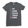 Lgbt Checklist Ladies Fitted T-Shirt