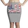 9.11 Patriot Day We Will Never Forget Pencil Skirts