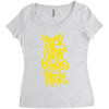 fuck what people think Women's Triblend Scoop T-shirt