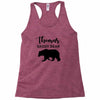 Daddy Bear - Baby Bear Custom Name Racerback Tank