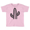 minimalistic cactus Toddler T-shirt