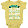 i don't have stepdaughter funny gift for stepdad. Baby Bodysuit