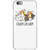 crazy cat lady iPhone 6/6s Case