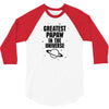 Greatest Papaw In The Universe 3/4 Sleeve Shirt