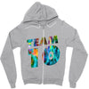 team 10 colorful Zipper Hoodie
