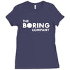 the boring company elon musk Ladies Fitted T-Shirt