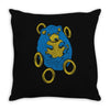 sad hedgehog Throw Pillow