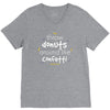 throw donuts V-Neck Tee