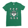 merry wolfmas Ladies Fitted T-Shirt