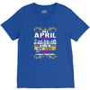 i am a april women V-Neck Tee