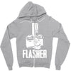 flasher camera Zipper Hoodie