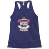 chop your own wood it will warm you twice Racerback Tank