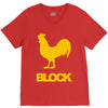 cock block V-Neck Tee