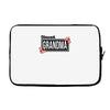 blessed grandma with flower Laptop sleeve