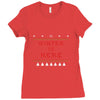 Winter (a217) Ladies Fitted T-Shirt